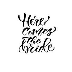 Modern vector lettering. Inspirational hand lettered quote for wall poster. Printable calligraphy phrase.