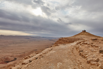 Maktesh Ramon place in the Negev desert, Israel