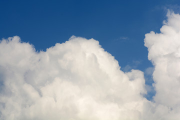 blue sky with cloud