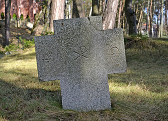 Memorable cross to the victims of World War I. Svetlogorsk, Kaliningrad region