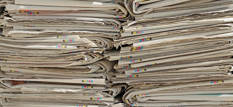 read newspapers ready for the paper production processors used