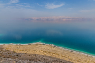Dead Sea and desert landscape of Israel