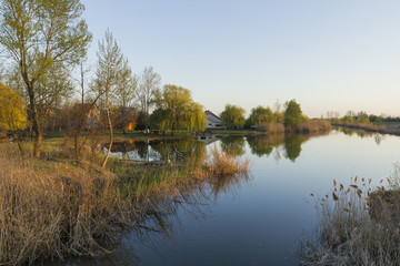 Evening at the lake