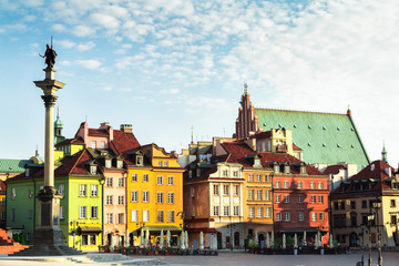 Fototapeta na wymiar Castle Square in Warsaw