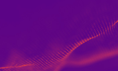 Abstract Purple Geometrical Background . Connection structure. Science background. Futuristic Technology HUD Element . onnecting dots and lines . Big data visualization and Business .