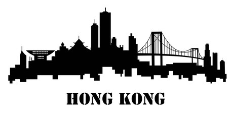 Obraz premium Skyline Hong Kong