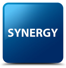 Synergy blue square button