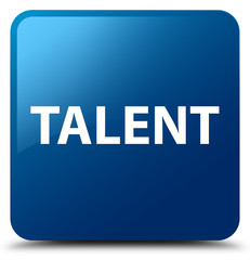 Talent blue square button