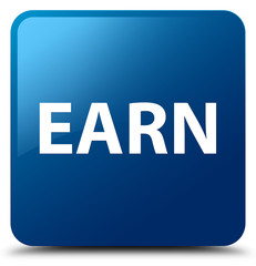 Earn blue square button