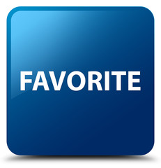 Favorite blue square button
