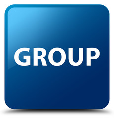 Group blue square button