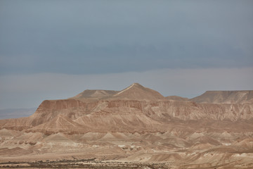 Maktesh Ramon place in the Negev desert, Israel