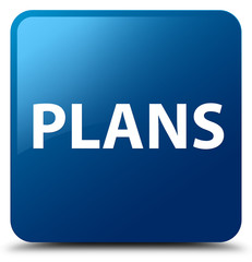 Plans blue square button