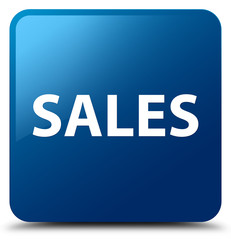 Sales blue square button
