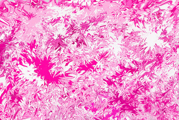 Digital blurred pink and white background with spread liquify flow for design