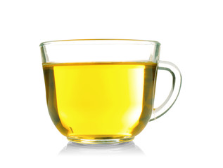 Cup of tea isolated on white