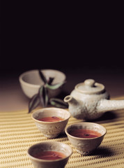 Traditional tea ceremony accessories