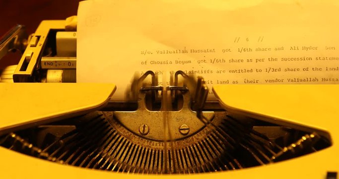 Vintage Manual Typewriter