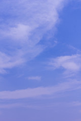 clouds in the blue sky, background