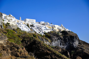 Fototapeta na wymiar Santorini greece