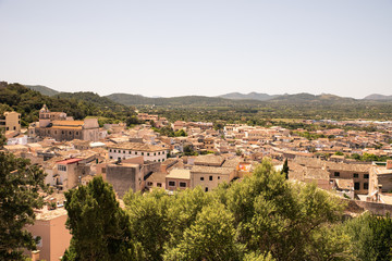 Fototapeta na wymiar Capdepera - historical village in beautiful landscape of Mallorca, Spain