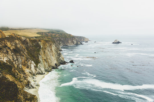 USA, California, Big Sur, View of rocky coast