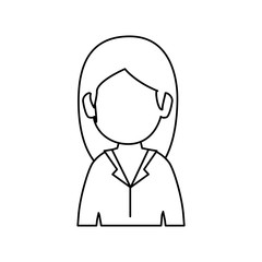 young woman avatar character