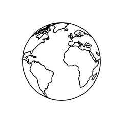 world planet earth icon