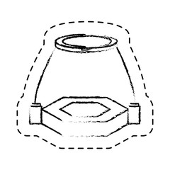 Virtual reality glasses icon