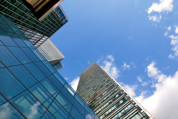 Obraz premium London office building skyscraper, working & meeting