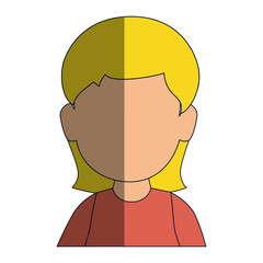young woman avatar character