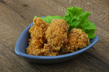 Crispy chicken wings