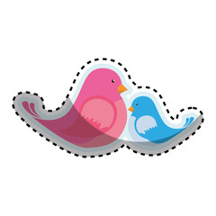 Fototapeta premium cute bird icon