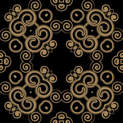 Swirly seamless pattern