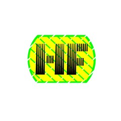 letter HF logo vector