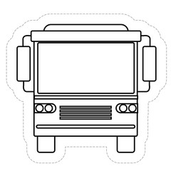 bus vehicle icon