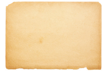Isolated old brown paper texture