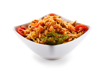 Rice with vegetables