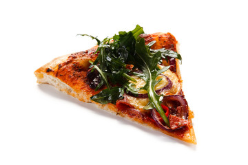 Pizza with ruccola