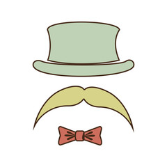 gentleman face hipster style