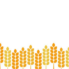 Wheat background vector