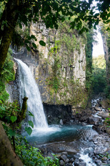 Great waterfall in Veracruz Mexico