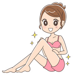 きれいな女性（全身）