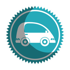 car sedan vehicle icon vector illustration design