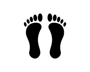 Fototapeta na wymiar foot Logo Template