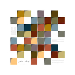 3d square background