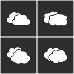 Fotobehang Clouds sky icon set. © lovemask