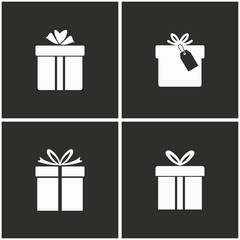 Gift Box icon set.