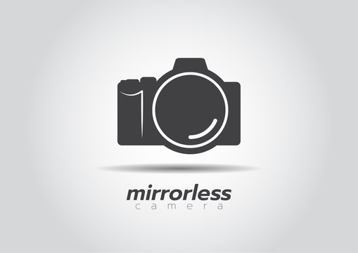 mirrorless cameras. Logo design
