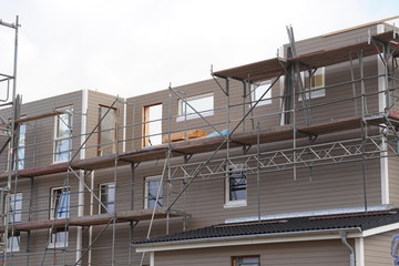 Bauger&uuml;st auf einer Baustelle